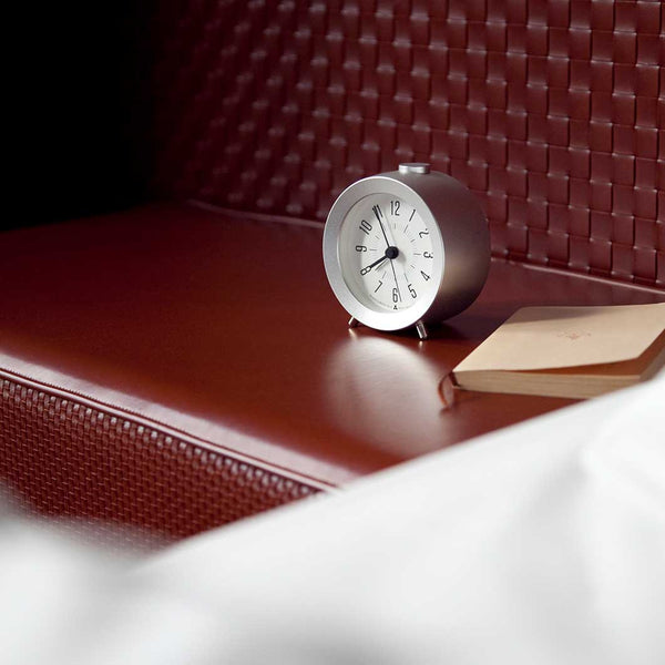 JIJI Desk Alarm Clock Silver
