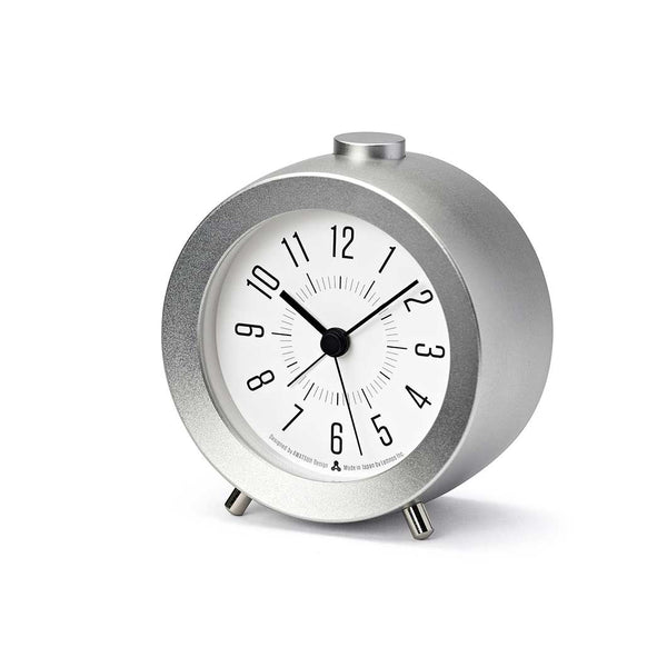 JIJI Desk Alarm Clock Silver