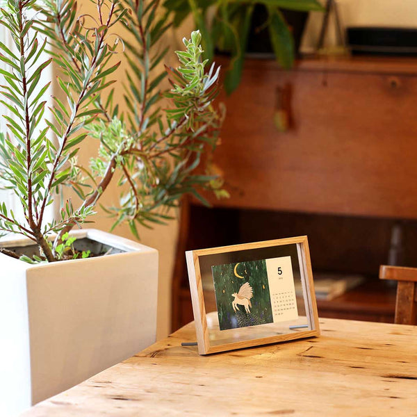 MoMA A5 Floating Wood Picture Frame