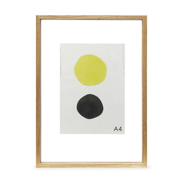 MOMA A4 Floating Wood Picture Frame