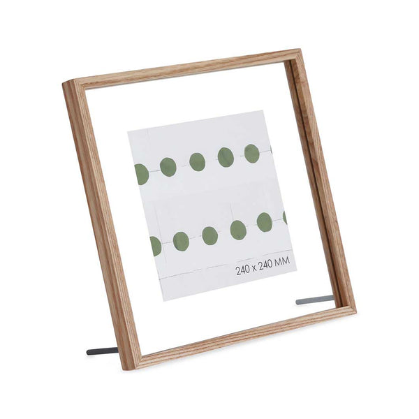 MoMA Floating Square Wood Picture Frame