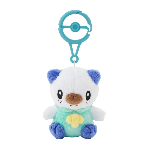Pokemon Oshawott Mascot Keychain with Poke Ball Carabiner