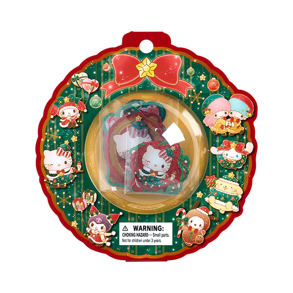 Sanrio Characters Christmas Holographic Sticker Set