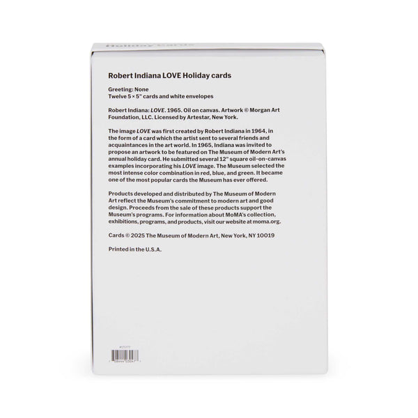 MoMA Robert Indiana LOVE Greeting Cards Set