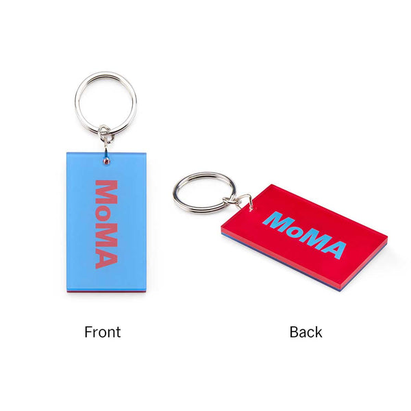 MoMA Colorful Logo Acrylic Keyring