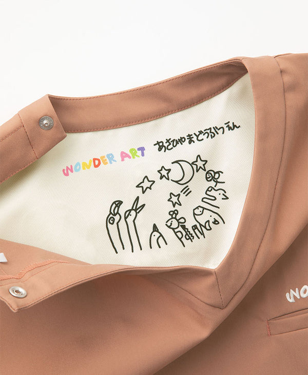 Scrub Canvas Club × WONDER ART Asahiyama Zoo Unisex Scrub Top R69 [Pre-order]