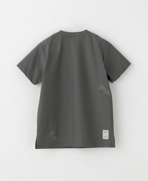 Scrub Canvas Club × WONDER ART Asahiyama Zoo Unisex Scrub Top R69 [Pre-order]