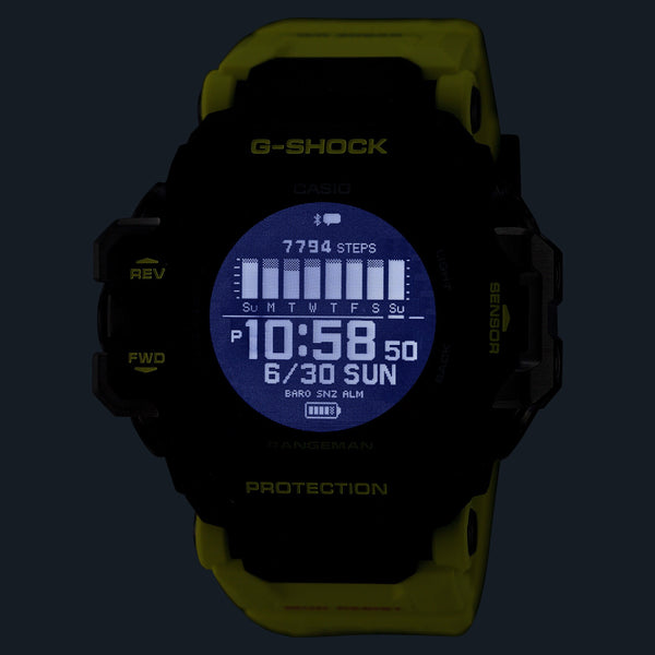 CASIO G-SHOCK GPR-H1000RY-1A9JR Master of G GPS Solar Yellow Watch