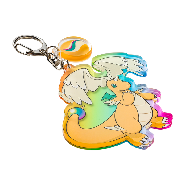 Pokemon Mega Evolution & Mega Stone Acrylic Keychain Collection – Full 10-Piece Set