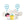 Load image into Gallery viewer, Pokemon Tandemaus Pair Mascot Plush Set – Mogumogu Watching!
