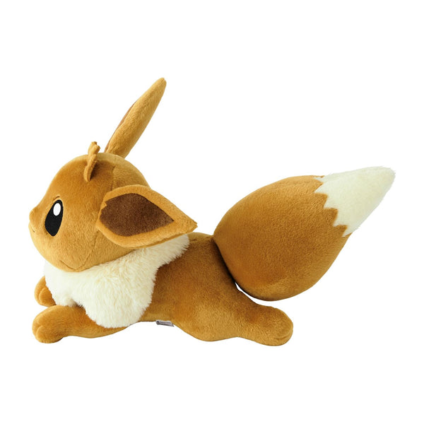 Pokemon Plush ife Size Eevee Laying Down Plush Toy