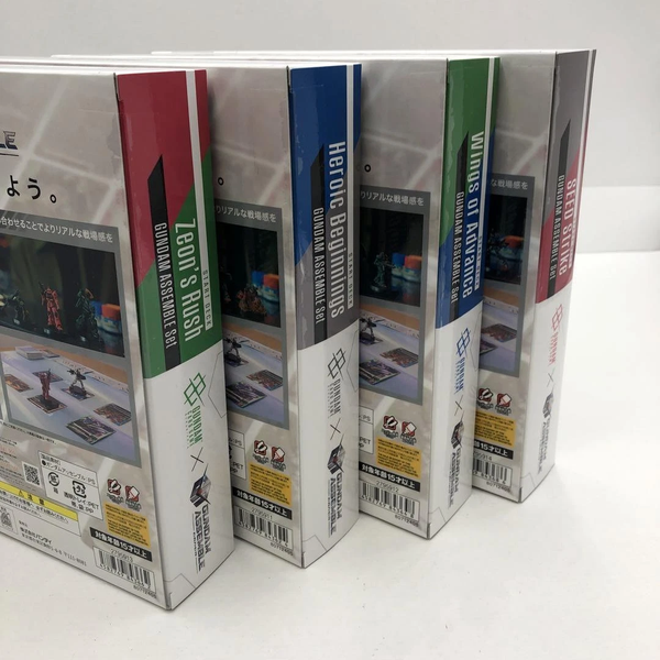 Gundam Starter Deck Set of 4 Gundam Assemble Card Game Japanese