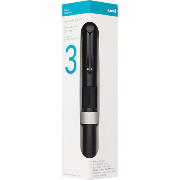 Mitsubishi Pencil Uni-ball ZENTO 3-Color Ballpoint Pen 0.5mm