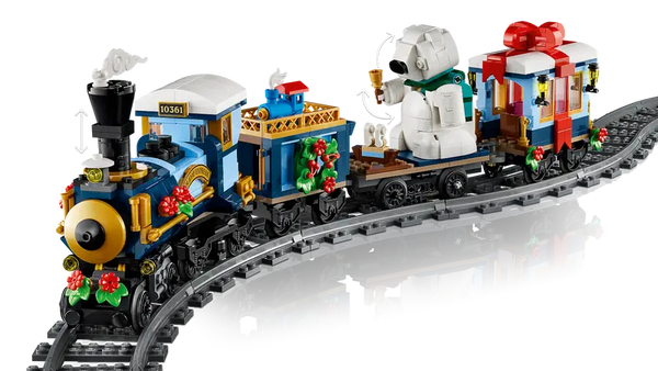 LEGO Icons Holiday Express (10361) – 4-Car Train Set