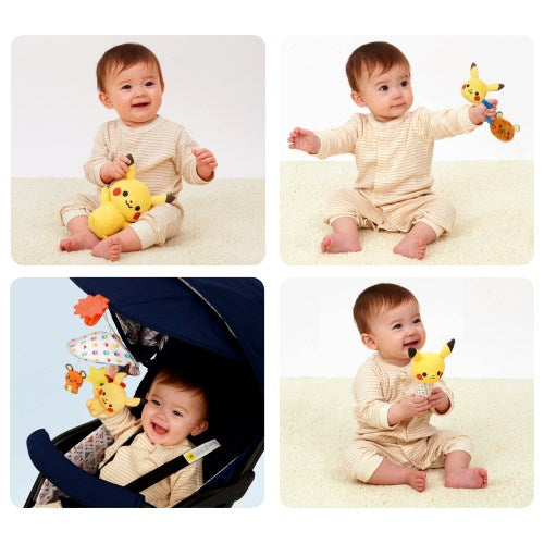 Pikachu First Gift Set Monpoke Plush Doll SEGA Toys Pokemon Baby Present