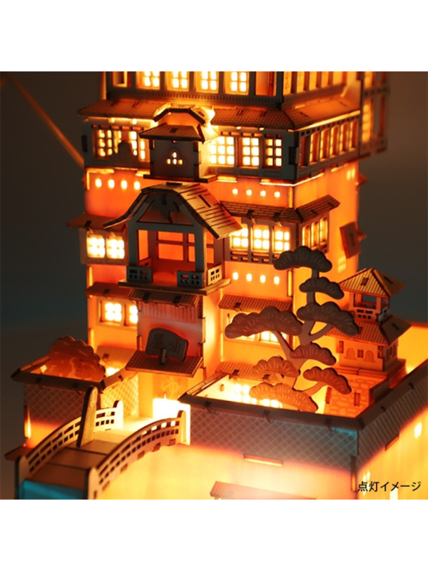 Spirited Away Yubaba’s Bathhouse Wooden 3D Puzzle