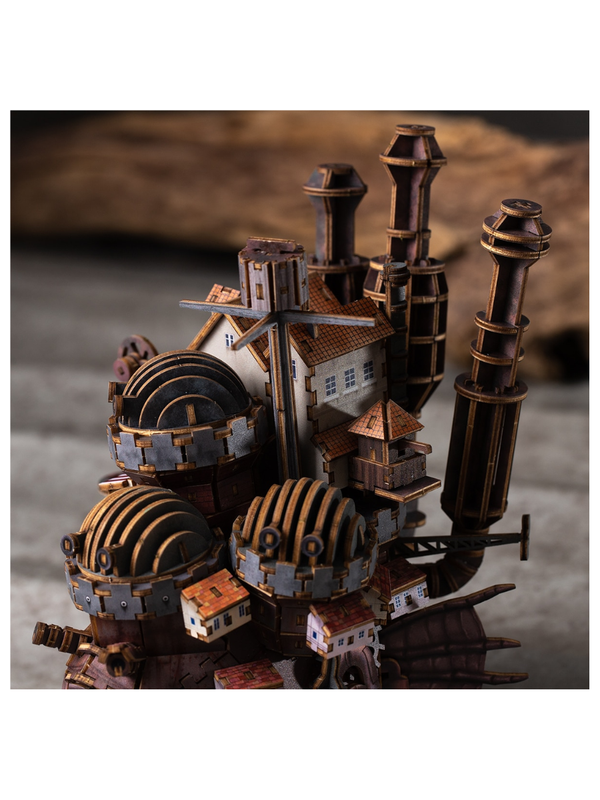 Howl’s Moving Castle Ki-Gu-Mi Wooden 3D Puzzle Color Version