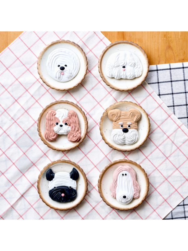 Patissticker Meringue Dogs Series 3D Decorative Sticker Magnet Blind Box--【Pre-Order】