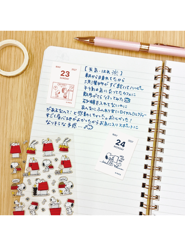 Snoopy Mini Mini 2027 Daily Tear-Off Calendar