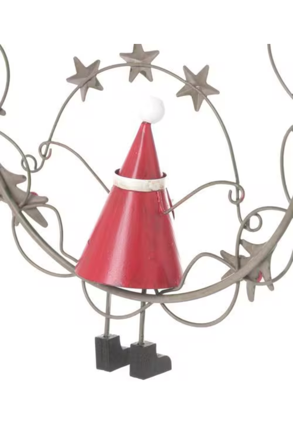 studio CLIP Christmas 2026 Tin Santa Circle Decoration