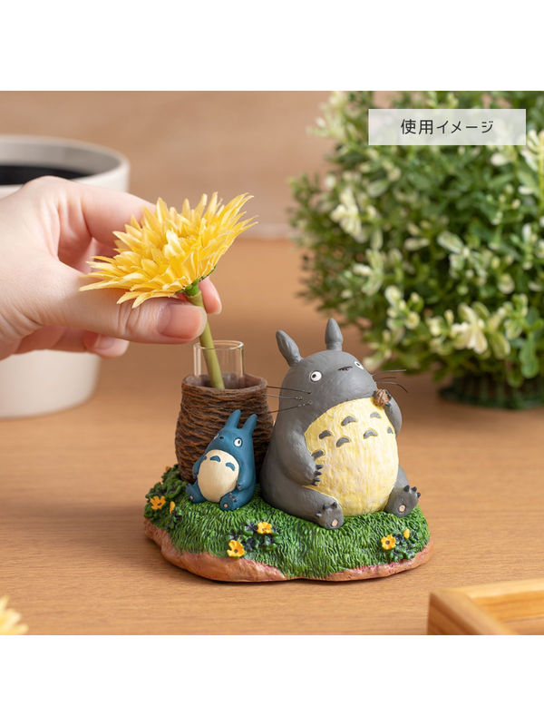 My Neighbor Totoro Bud Vase – Totoro Resting Mini Flower Vase with Glass Tube