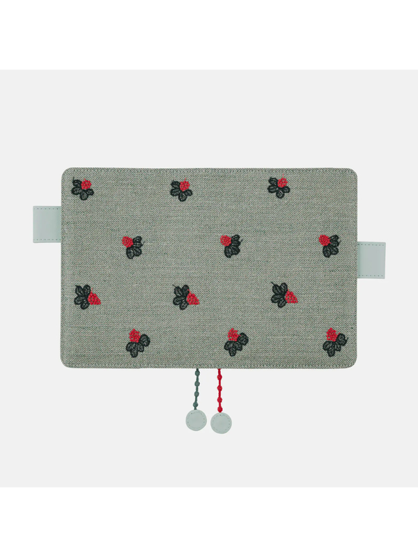 Hobonichi Techo 2027 A6 Cover – Mina Perhonen “Light Berry” (Green)