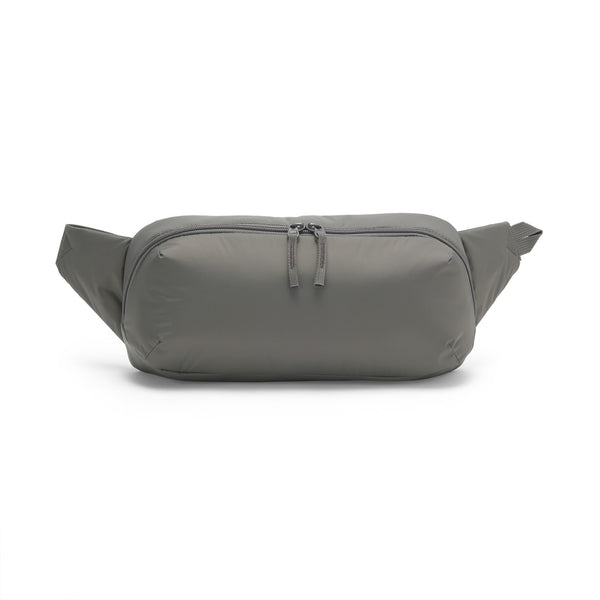 MUJI Water-Repellent Padded Sling Bag – Gray or Black