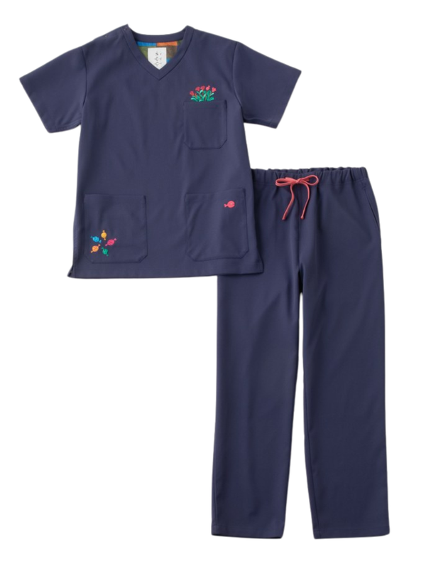 Scrub Canvas Club Goldfish Got Away Unisex Scrub Pants