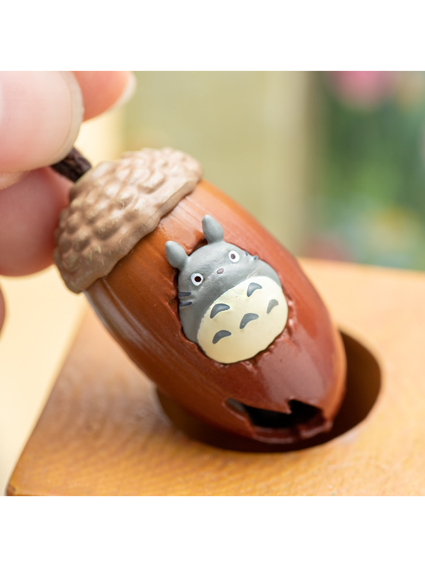 My Neighbor Totoro Rolling Acorn Holder Keychain Totoro and Little Totoro