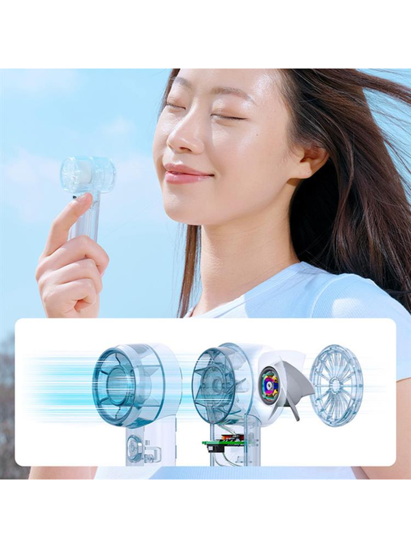 Mini Z Pouch Fan Compact Portable Handheld Fan with Jet Motor