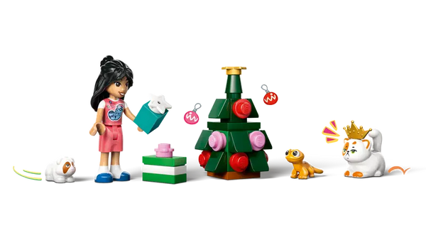 LEGO® Friends 2025 Advent Calendar Mini Figures & Holiday Pets Playset
