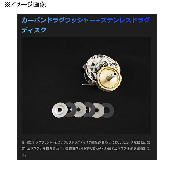 Studio Ocean Mark BLUE SAFARI 35Hi/RD/G (22) Right-Handed Baitcasting Reel