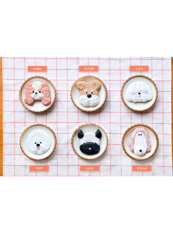 Patissticker Meringue Dogs Series 3D Decorative Sticker Magnet Blind Box--【Pre-Order】