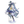 Load image into Gallery viewer, Ichiban Kuji Snow Miku 2014 Big Acrylic Stand F Prize
