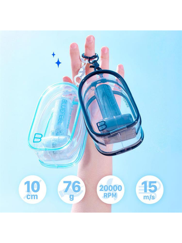 Mini Z Pouch Fan Compact Portable Handheld Fan with Jet Motor