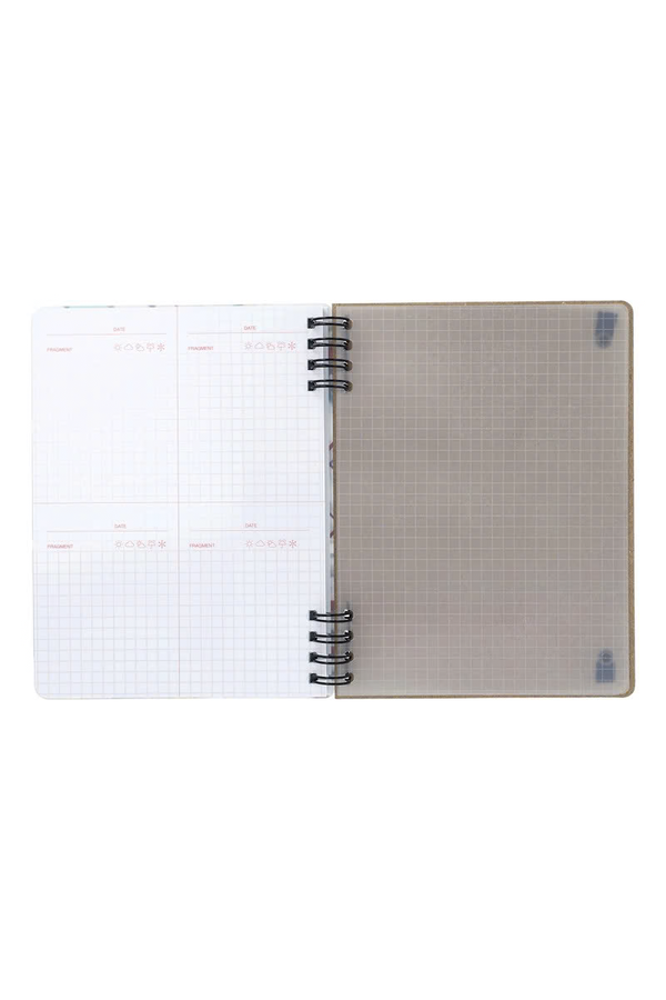 Rollbahn Flexible Life Log L Notebook Set – Yachiyo Katsuyama Illustrated Design