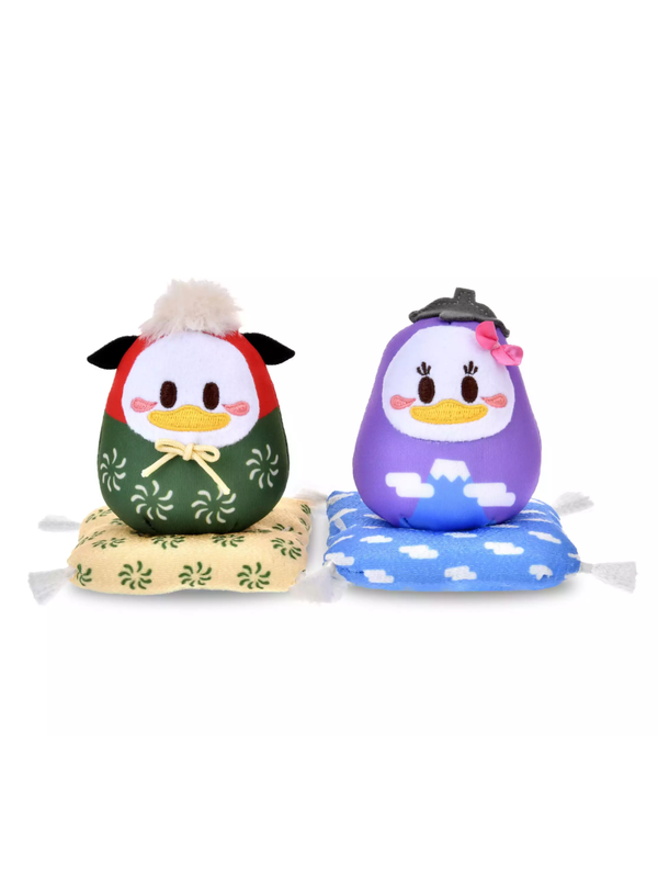 Disney 2026 New Year Edition Donald & Daisy Daruma Plush