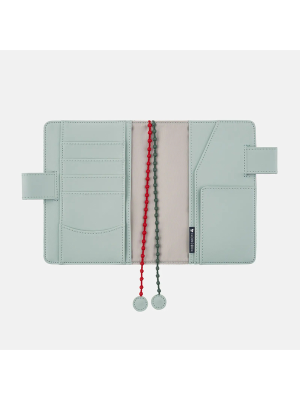 Hobonichi Techo 2027 A6 Cover – Mina Perhonen “Light Berry” (Green)