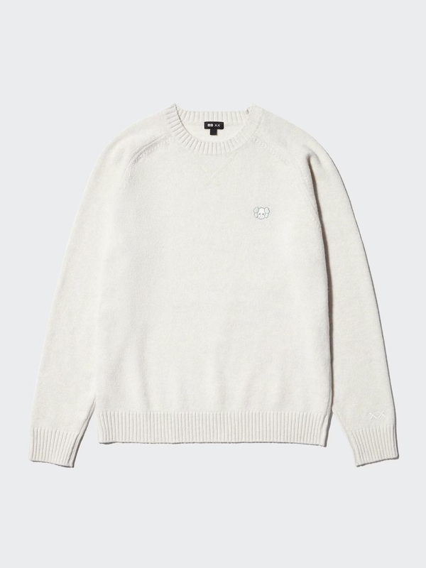Uniqlo KAWS Winter Premium Wool Crewneck Sweater