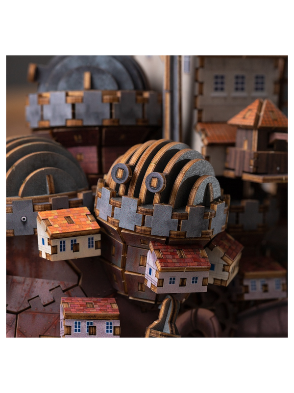 Howl’s Moving Castle Ki-Gu-Mi Wooden 3D Puzzle Color Version