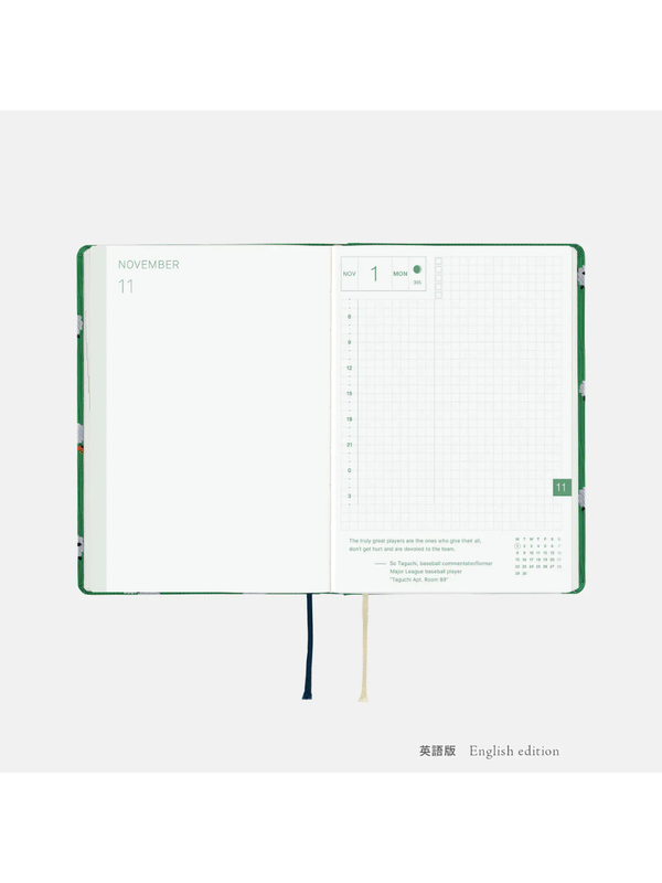 Hobonichi HON A6 2027 Tie & Chie Sheep Sheep Sheep Planner