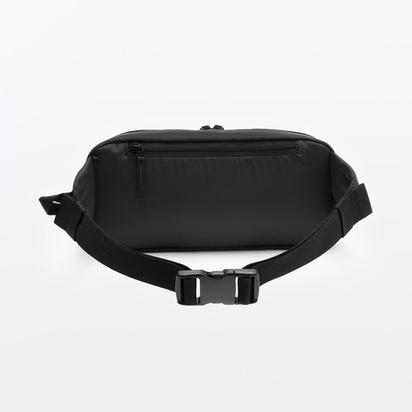 MUJI Water-Repellent Padded Sling Bag – Gray or Black