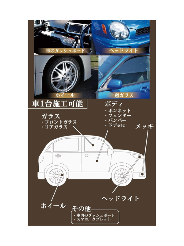 PROSTAFF CC Water Gold Car Body Coating Spray S234 200ml