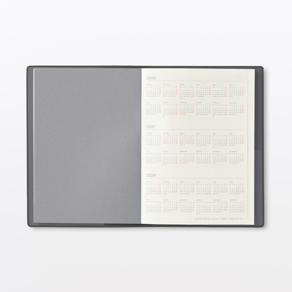 Muji 2026-2028 Monthly & Weekly Planner A6 Monday Start