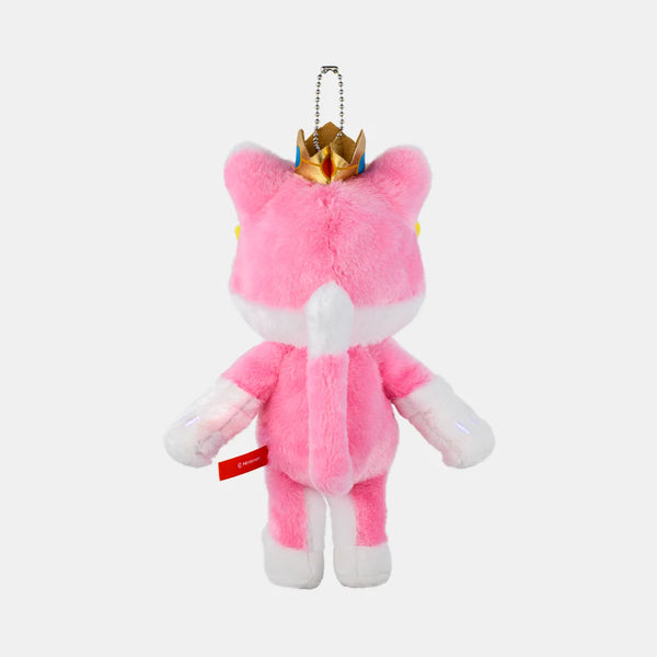 Super Mario Cat Peach Mascot Plush with Ball Chain