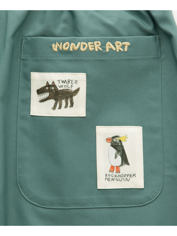 Scrub Canvas Club WONDER ART Asahiyama Zoo Unisex Scrub Pants