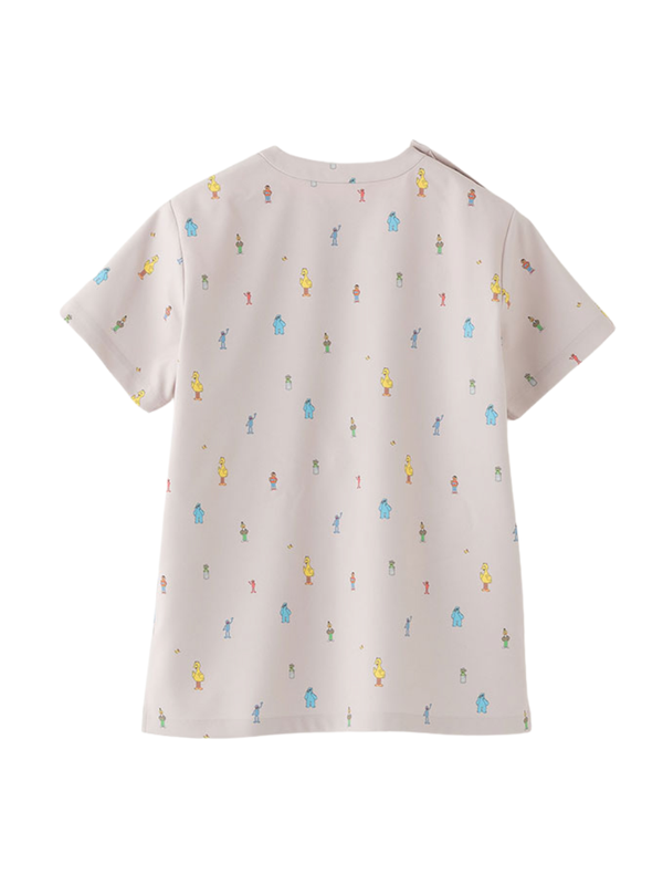 Scrub Canvas Club Sesame Street Unisex Scrub Top