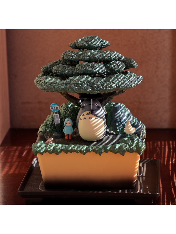 My Neighbor Totoro Water Garden BONSAI Umbrella Shelter Scene