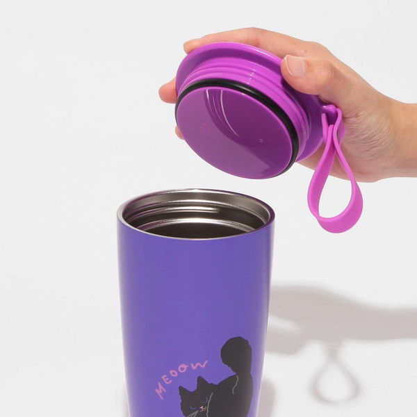 Starbucks Halloween Magnetic Black Cat Stainless Steel Bottle