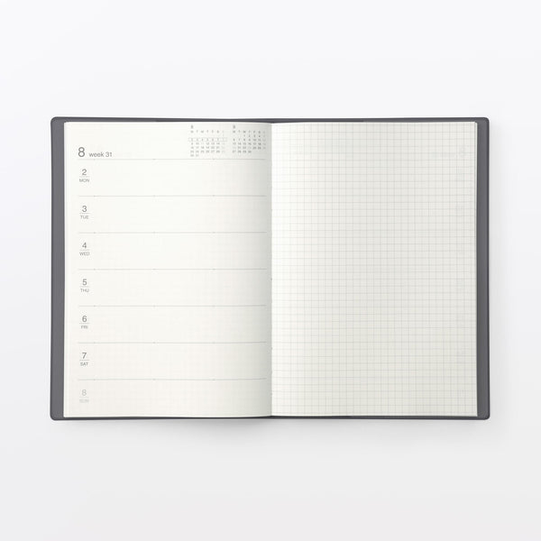 Muji 2026-2028 Monthly & Weekly Planner A6 Monday Start